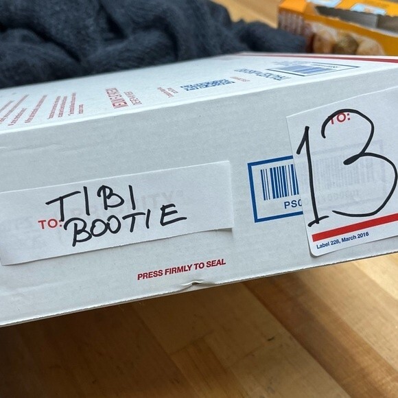 Tibi Leona Mohair Slide Mules in Ice Grey 39 - Picture 13 of 14